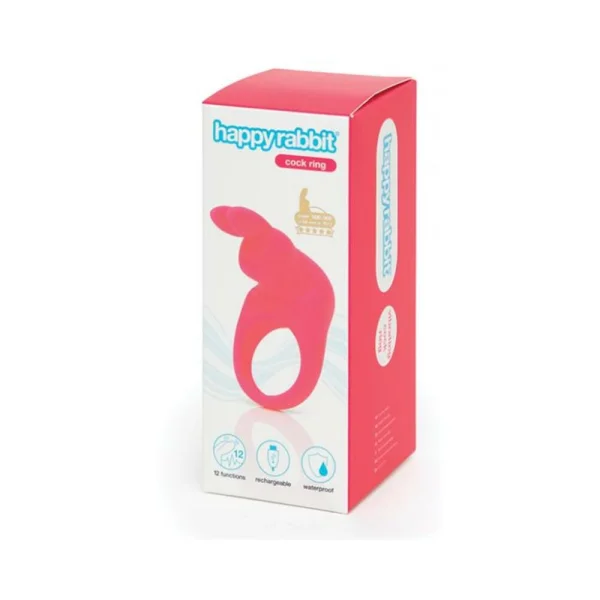 Happy Rabbit Rechargeable Cock Ring Pink — image 5 of 7