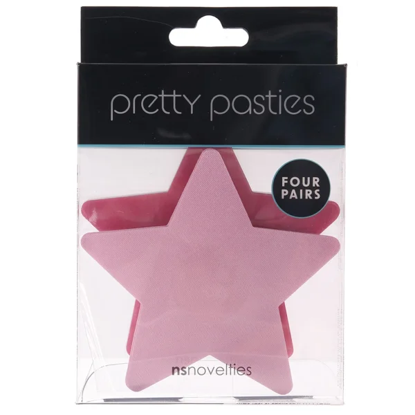Pretty Pasties Star II Nipple Pasties 4 Pair Set