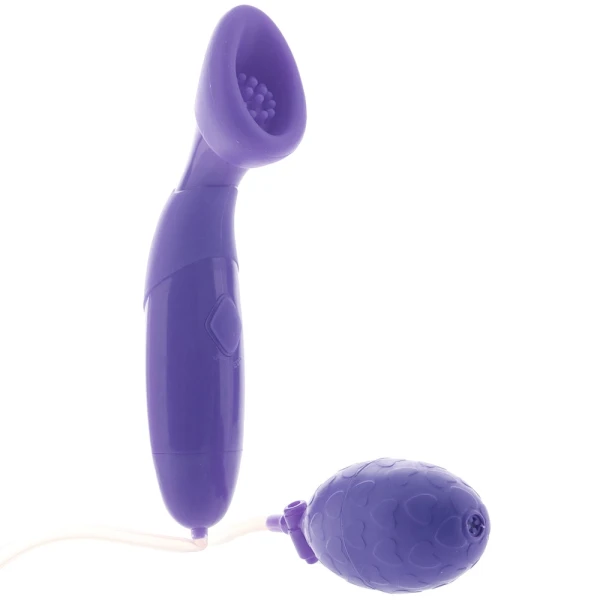 Waterproof Silicone Clitoral Pump - Purple
