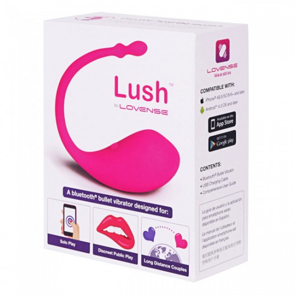 Lovense Lush App Controlled Love Egg Vibrator