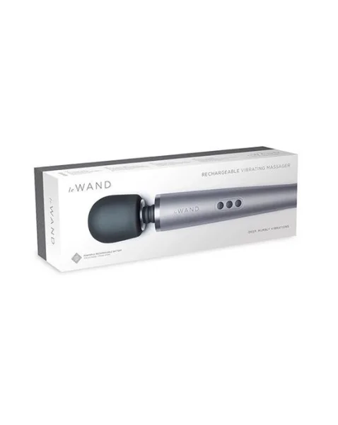 Le Wand Rechargeable Massager - Silver - 8 Inch