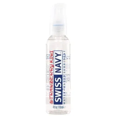 Swiss Navy Flavors Water Based Lubricant Strawberry Kiwi 4 Fl Oz