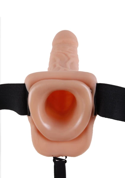 Fetish Fantasy 9 Inch Hollow Strap-On with Balls