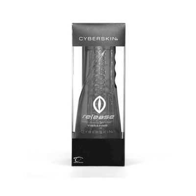 Cyberskin Release Pussy Stroker Vibrating Clear