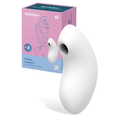 Satisfyer Vulva Lover 2 Air Pulse Clitoral Stimulator with Vibration