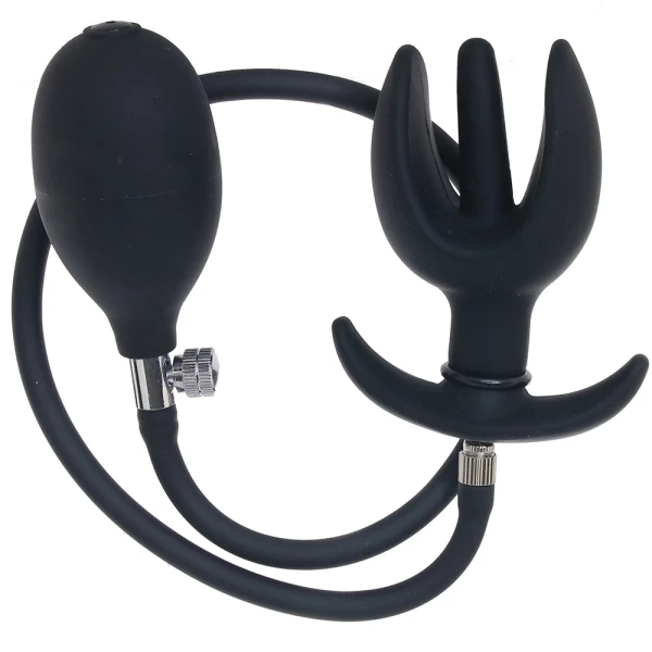 Ass Bound Anchor Inflatable Silicone Anal Plug