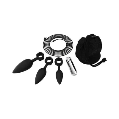 Bathmate Anal Training Plugs Vibe Black 7 Inch