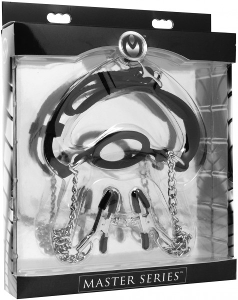 O-Ring Gag + Nipple Clamps