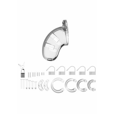 Model 01 Chastity 3 5 Cock Cage Transparent