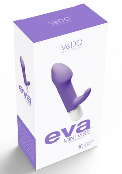 VeDO Eva Mini Vibrating Clitoral and G-Spot Vibrator - 'Orgasmic Orchid'