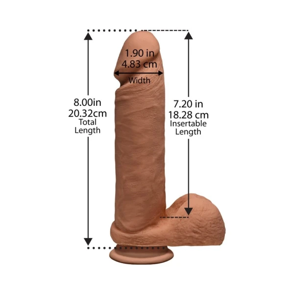 The D Perfect D Ultraskyn 8 inches Cock