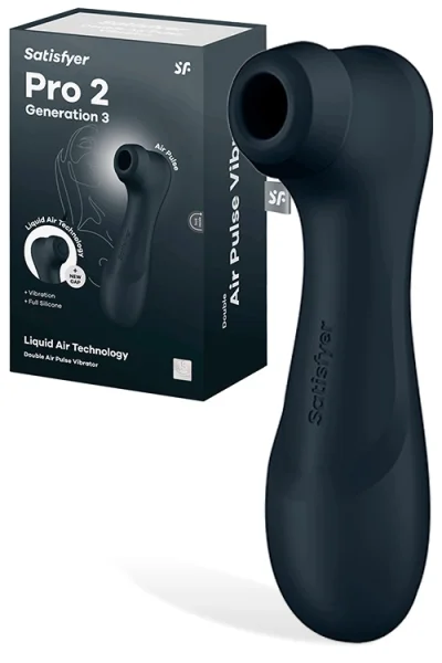 Satisfyer Pro 2 Gen 3 - 6.25" Clitoral Stimulator with Liquid Air Tech & Vibration