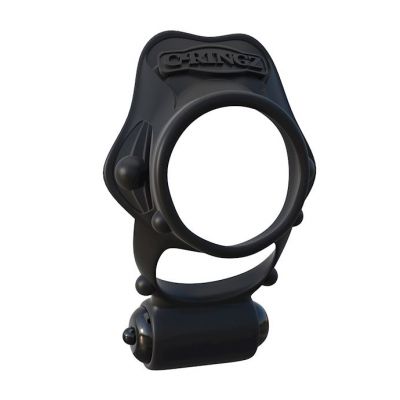 Fantasy C ringz Rock Hard Vibrating Ring Black