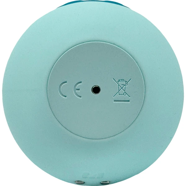 Unbound Squish Squeeze Responsive Rechargeable Waterproof Silicone Vibrator - Aqua & Teal