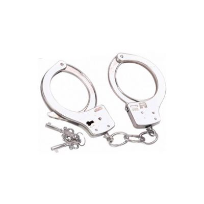 Metal Hand Cuffs For Sex Play Silver One Size