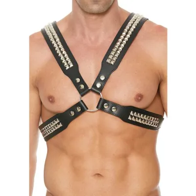 Men s Pyramid Stud Body Harness