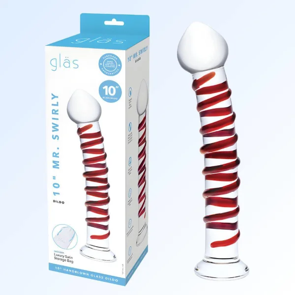 Gläs 10" Mr. Swirly Glass Dildo