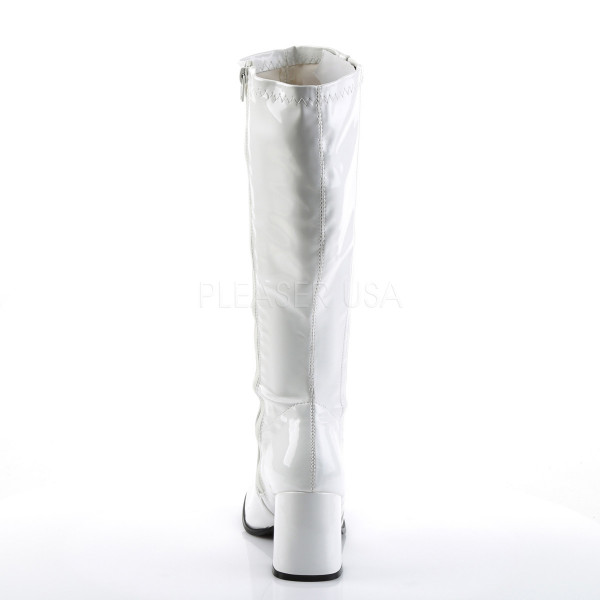 3 inches Block Heel, Gogo Boot, Str. Pat & TPU, Side Zip — image 4 of 8