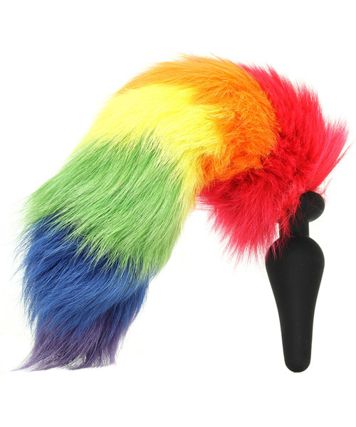 Rainbow Tail Anal Plug