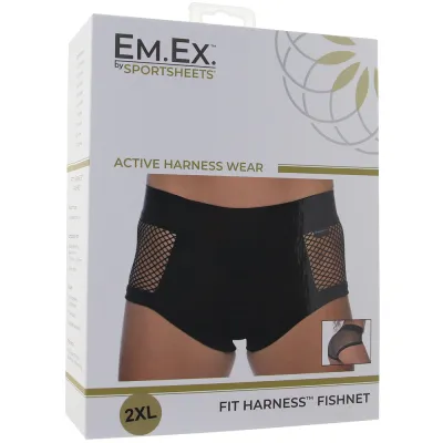 Em Ex Fit Fishnet Harness