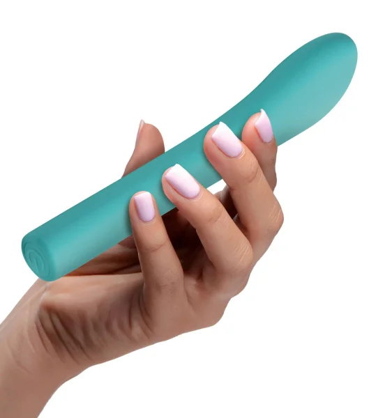 5 Star 9x Come-hither G-spot Silicone Vibrator - Teal