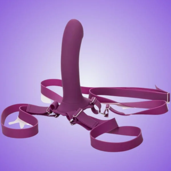 ME2 Rumble Probe Rechargeable Waterproof Silicone Strap-On Harness Vibrator