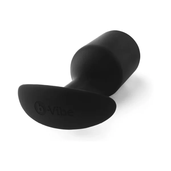 b-Vibe Snug Plug 7 XXXXL Silicone Weighted Butt Plug - Black