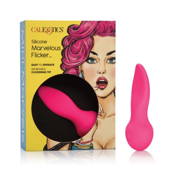 CalExotics Mini Marvels Silicone Marvelous Flicker - Pink