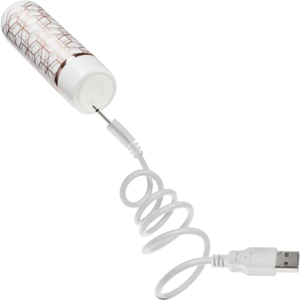 Blush Novelties The Collection Glitzy Geo Bullet Vibrator, Rose Gold