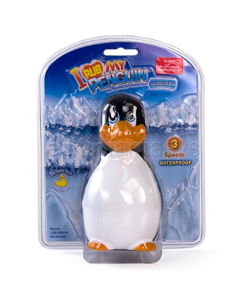 I rub my penguin