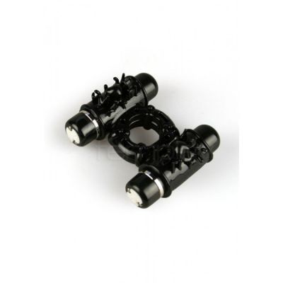 Nu Sensuelle Double Action 7 Function Rechargeable Ring Black