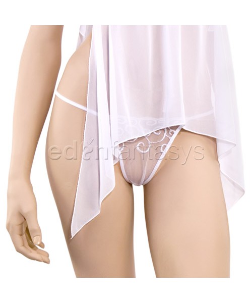 Embrace babydoll with g-string