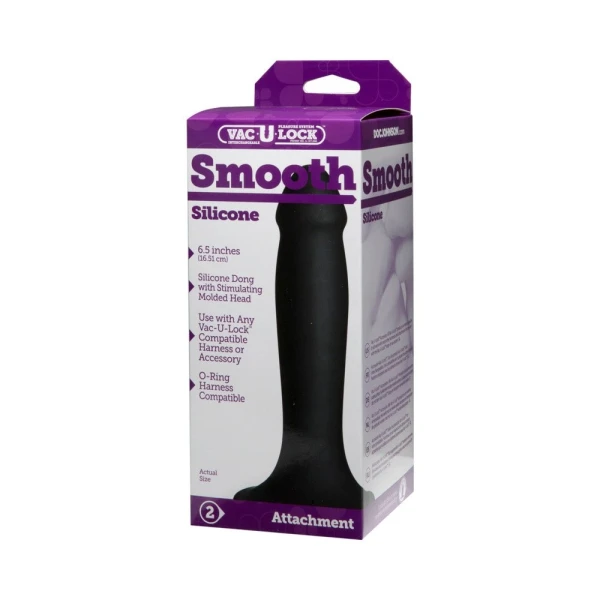 Vac-U-Lock Smooth Silicone Dong — image 9 of 10