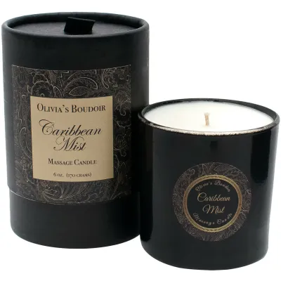 Olivia s Boudoir Caribbean Mist Massage Candle 6 oz