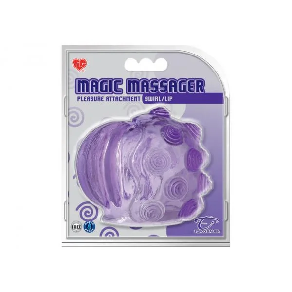 Magic Massager Pleasure Attachment Swirl Lip