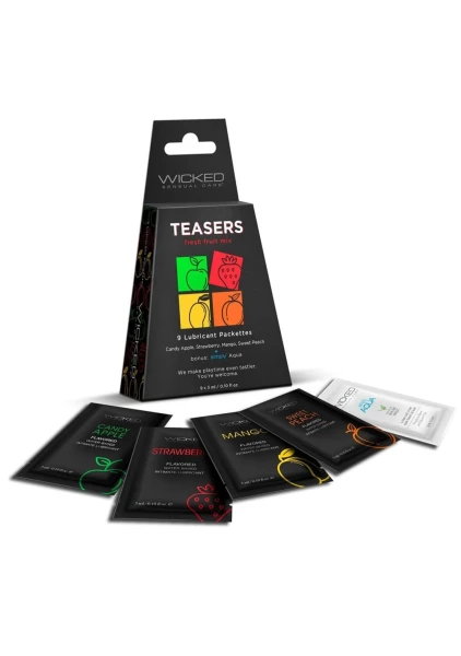 Wicked Teasers Fresh Fruit Mix Packet Lubricant