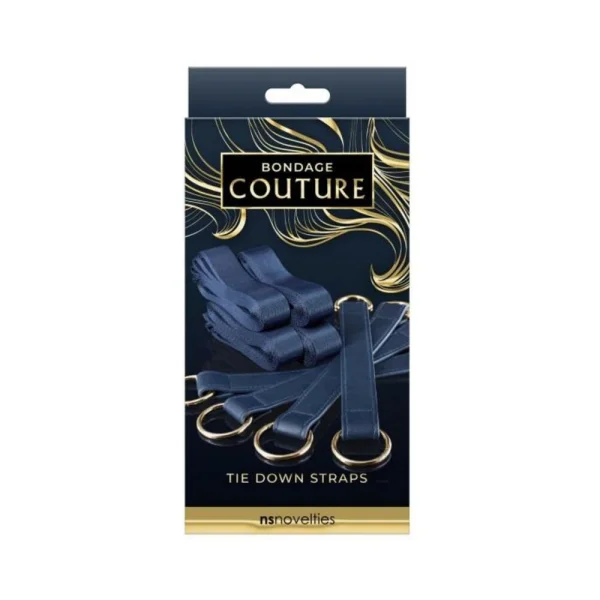 Bondage Couture Tie Down Straps Blue