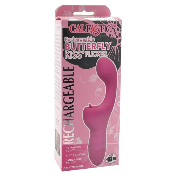Rechargeable Butterfly Kiss Flicker Vibrator
