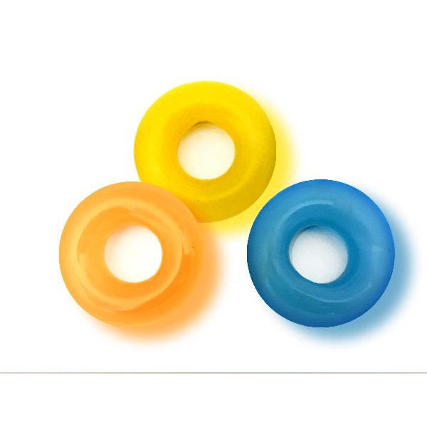 The D-Ring Glow X3 Donut Cock Ring Set