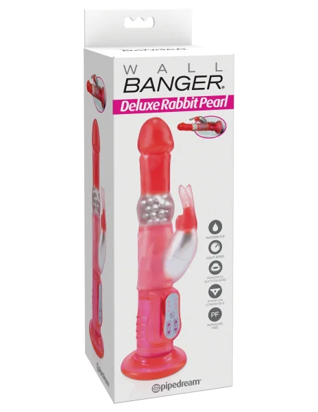 Rabbit Pearl Waterproof Deluxe Rotating Wall Bangers Pink — image 7 of 17