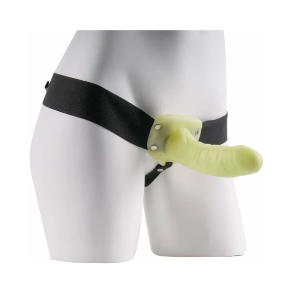 Fetish Fantasy Hollow Strap On 6.5 Inch Glow In Dark