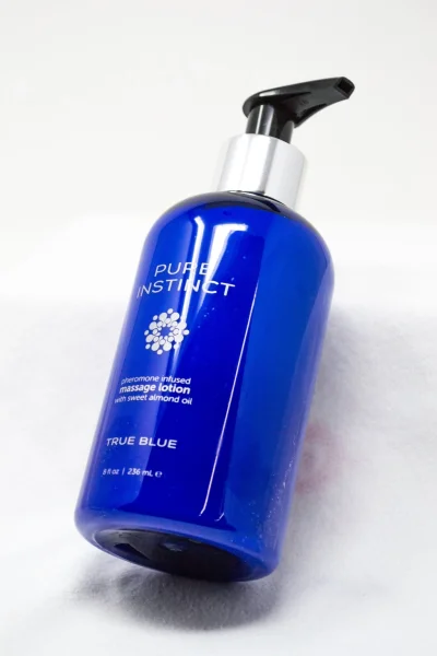 Pure Instinct True Blue Pheromone Oil Massage Lotion