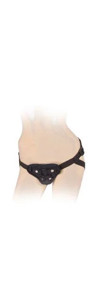 Vibrating Velvet Harness