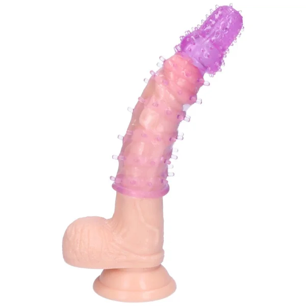 Ribbed Penis Extension With Pleasure Nubs
