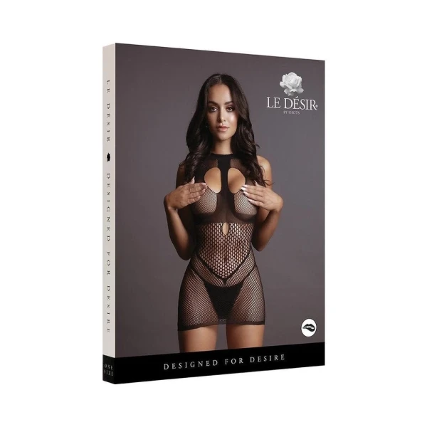 Shots Le Desir Duo Open Cup Mini Dress Os Black — image 9 of 10