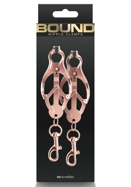 Bound C3 Butterfly Nipple Clamps By NS Novelties - Gunmetal