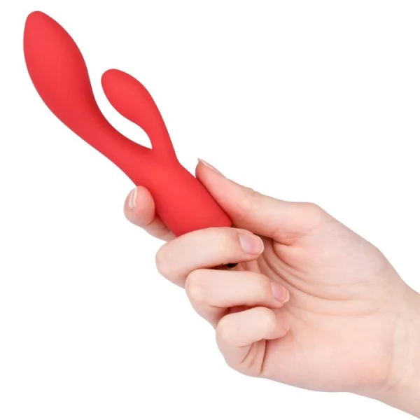 Bondara Frisky Business Red Silicone 10 Function Rabbit Vibrator — image 5 of 5