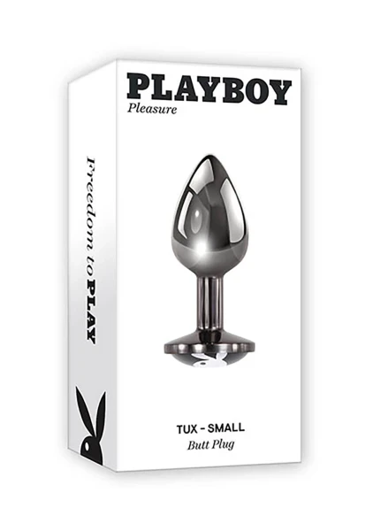 Playboy Pleasure Tux Aluminum Alloy Anal Plug - Small