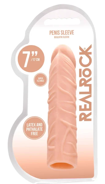 7 Inch Penis Sleeve - Flesh