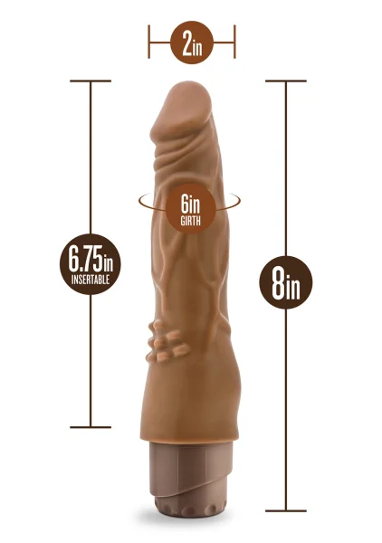 Dr. Skin Cock Vibe Vibrating Cock 8 Inches
